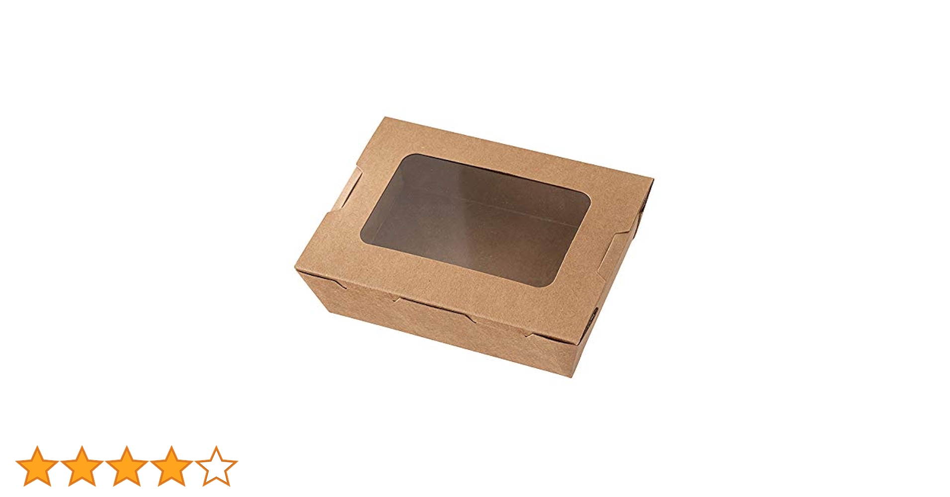 Amazon｜ヘッズ デリボックス 16.5×4.6×13cm 茶色 50枚 食品対応